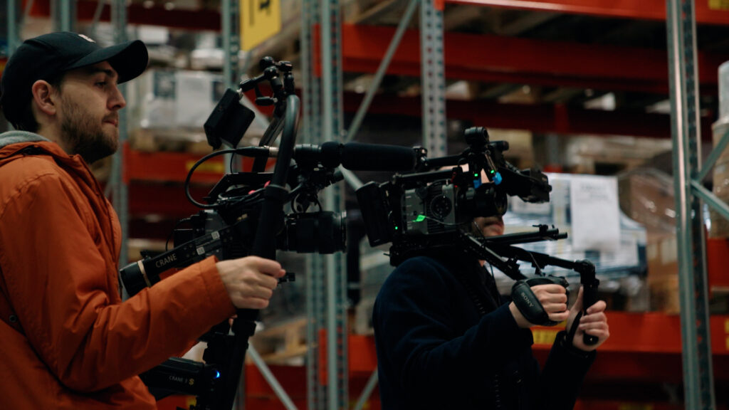 Videofotografer på opgave i København for Final Film.